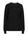 Drumohr Man Sweater Black Size 42 Merino Wool