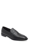 Hugo Boss Boss Derreck Penny Loafer In Black