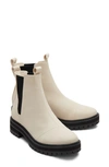 Toms Dakota Womens Leather Pull On Chelsea Boots In Natural