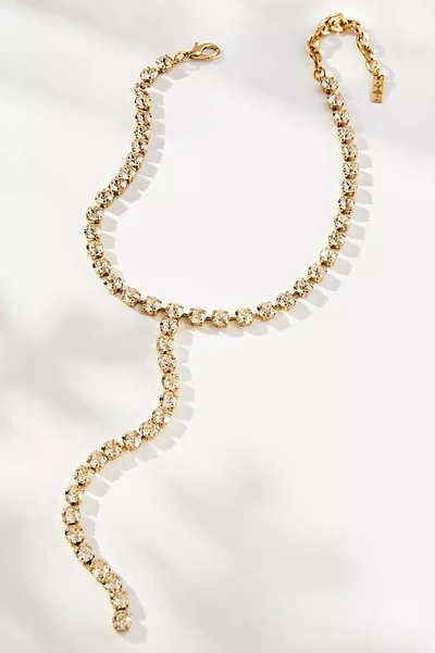 Tova Mini La Lariat Necklace In Gold