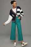 Maeve The Colette Cropped Wide-leg Pants By  In Multicolor