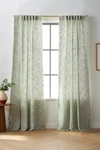 Anthropologie Luxe Linen Blend Curtain