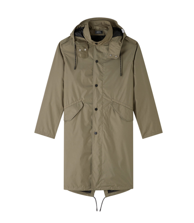 Apc Antonny Parka In Jab - Pale Khaki