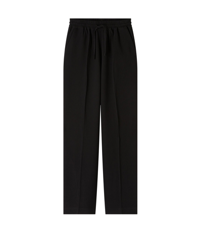 Apc Trousers A.p.c. Woman Colour Black In Lzz - Black