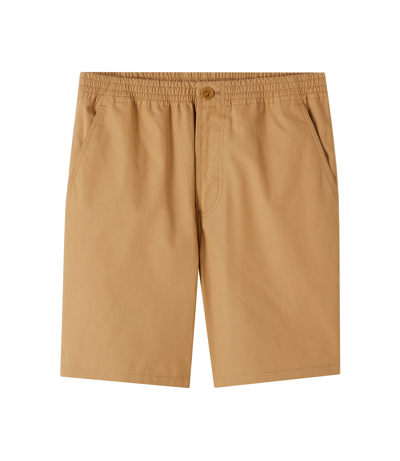 Apc Norris Shorts In Baa - Beige