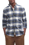 Barbour Bownmont Plaid Button-down Shirt In Olive
