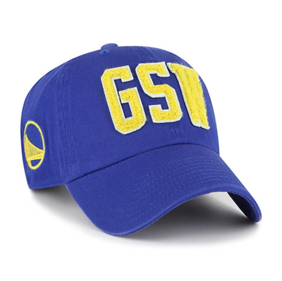 47 ' Royal Golden State Warriors Hand Off Clean Up Adjustable Hat