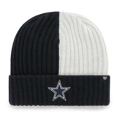 47 ' Navy Dallas Cowboys Fracture Cuffed Knit Hat