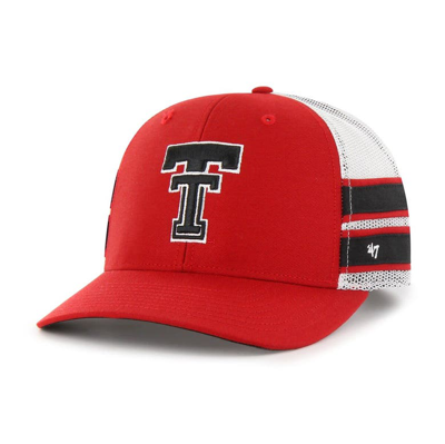 47 ' Red Texas Tech Red Raiders Straight Eight Adjustable Trucker Hat