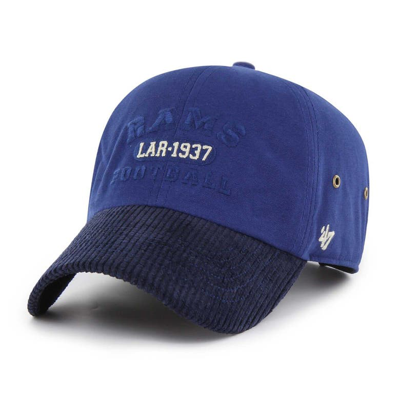 47 ' Royal Los Angeles Rams Ridgeway Clean Up Adjustable Hat