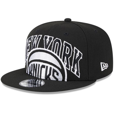 New Era Black New York Knicks Tip-off 9fifty Snapback Hat