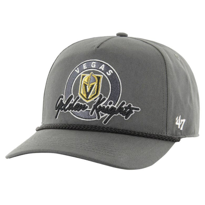 47 ' Charcoal Vegas Golden Knights Ringtone Hitch Adjustable Hat In Gray