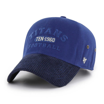 47 ' Royal Tennessee Titans Ridgeway Clean Up Adjustable Hat