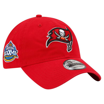 New Era Red Tampa Bay Buccaneers Distinct 9twenty Adjustable Hat