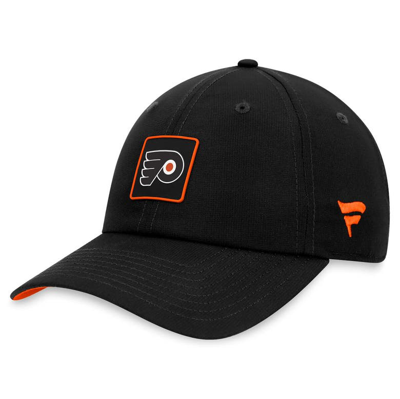 Fanatics Branded  Black Philadelphia Flyers Authentic Pro Rink Adjustable Hat