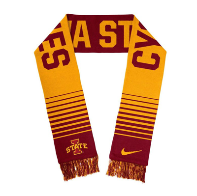 Nike Iowa State Cyclones Space Force Rivalry Scarf In Orange