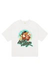 MUSEUM OF PEACE AND QUIET X DISNEY KIDS' 'THE LION KING' QUIET VILLAGE AIRBRUSH COTTON GRAPHIC T-SHIRT