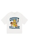 Museum Of Peace And Quiet X Disney Kids' 'the Lion King' Quiet Village Cotton Graphic T-shirt In White