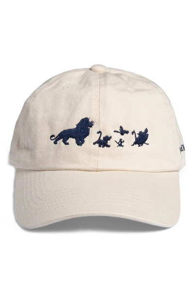 Museum Of Peace And Quiet Museum Of Peace & Quiet X Disney 'the Lion King' Horizon Baseball Cap In Bone