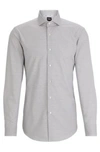 HUGO BOSS SLIM-FIT SHIRT IN EASY-IRON STRUCTURED STRETCH COTTON