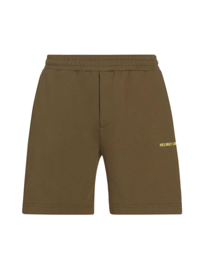 Helmut Lang Outer Sp Relaxed Fit Shorts In Olive