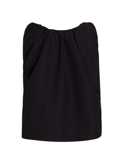 Co Women's Tucked Strapless Top In Black