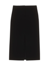 Theory Midi Trouser Skirt In Black