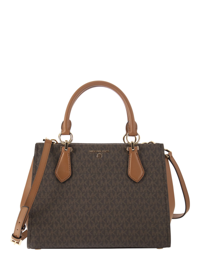 Michael Kors Marilyn - Hand Bag With Logo In Marron