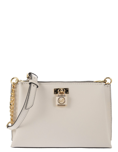 Michael Kors Ruby - Saffiano Leather Bag In Blanc