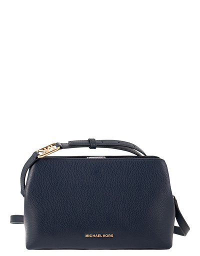 Michael Kors Designer Handbags Grained Leather Shoulder Bag In Bleu