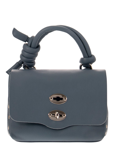 Zanellato Postina Knot Handbag Baby In Bleu