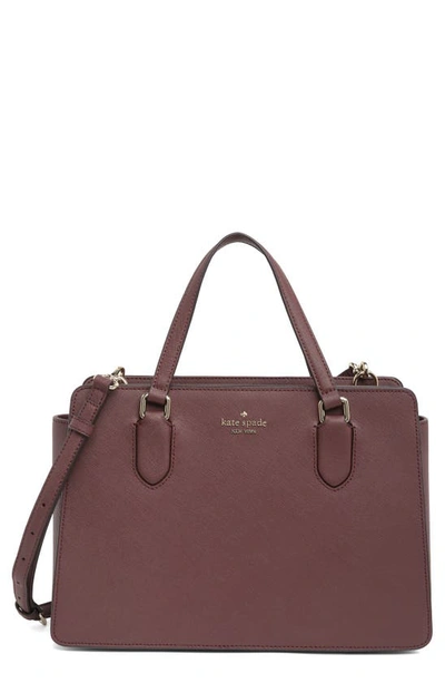 Kate Spade Laurel Way Reese Satchel In Cherrywood