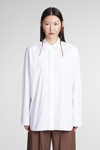 Theory Classic Button-front Boyfriend Shirt In White
