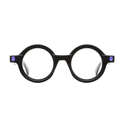 Kuboraum Q7 Round-frame Glasses In Black