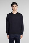 Theory Crew-neck Pullover Sweatshirt In Blue