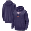 NIKE NIKE PURPLE PHOENIX SUNS 2023/24 CITY EDITION ESSENTIAL CLUB PULLOVER HOODIE