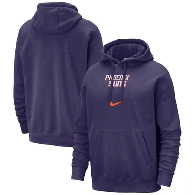 Nike Men's  Purple Phoenix Suns 2023/24 City Edition Essential Club Pullover Hoodie
