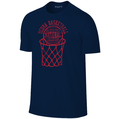 Retro Brand Men's Original  Navy Uconn Huskies 2023 Ncaa Men's Basketball National Champions T-shirt