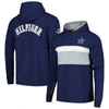 TOMMY HILFIGER TOMMY HILFIGER  NAVY DALLAS COWBOYS MORGAN LONG SLEEVE HOODIE T-SHIRT