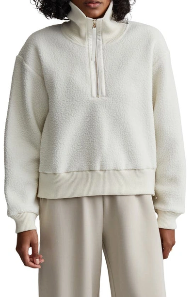 VARLEY VARLEY ROSELLE RECYCLED POLYESTER FLEECE HALF ZIP PULLOVER