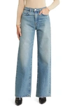 Frame Le Jane Wide-leg Jeans In Blue
