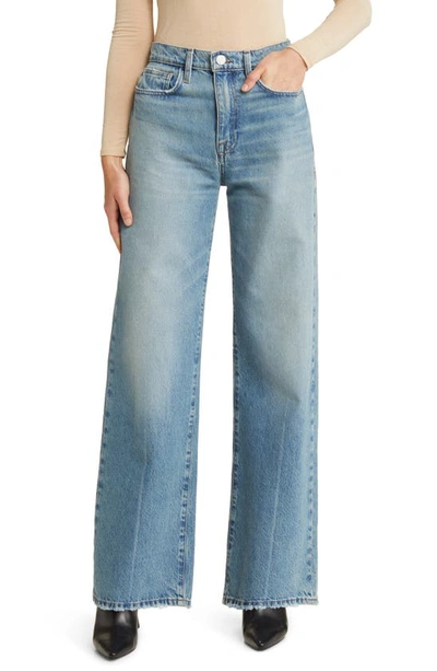 Frame Le Jane Wide-leg Jeans In Varsity Blues