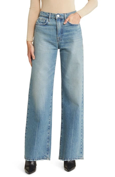 Frame Le Jane Wide-leg Jeans In Blue