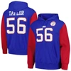 Mitchell & Ness Men's  Lawrence Taylor Royal New York Giants Retired Player Name And Number Pullover In Royal