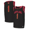 UNDER ARMOUR YOUTH UNDER ARMOUR #1 BLACK MARYLAND TERRAPINS REPLICA BASKETBALL JERSEY