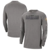 Nike Memphis Grizzlies 2023/24 City Edition  Men's Nba Max90 Long-sleeve T-shirt In Grey
