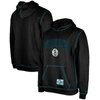 NEW ERA NEW ERA BLACK BROOKLYN NETS 2023/24 CITY EDITION SATIN STITCH ELITE PACK PULLOVER HOODIE