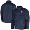 DUNBROOKE DUNBROOKE  HEATHER NAVY MINNESOTA TWINS EXPLORER FULL-ZIP JACKET