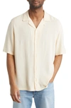 ALLSAINTS VENICE RELAXED FIT SHORT SLEEVE BUTTON-UP CAMP SHIRT