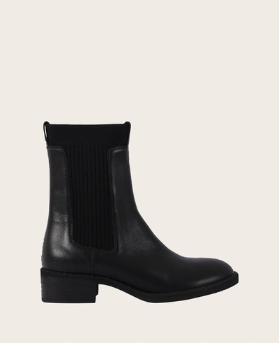 Gentle Souls Bernadette Leather Boot In Black